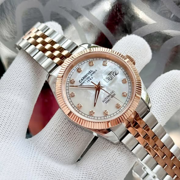 Carnival 8131G Demi Rosegold Xà Cừ Trắng ( 8131G-CH-TK)