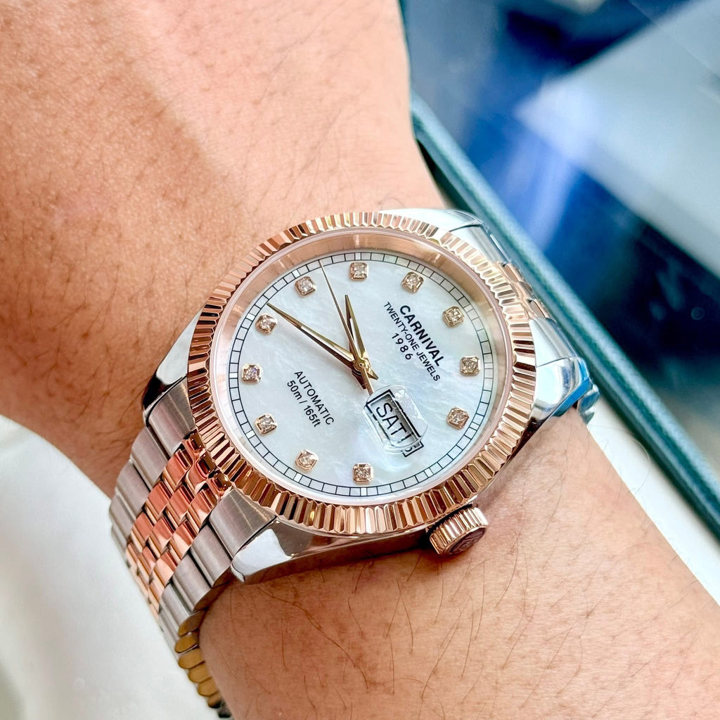 Carnival 8131G Demi Rosegold Xà Cừ Trắng ( 8131G-CH-TK)