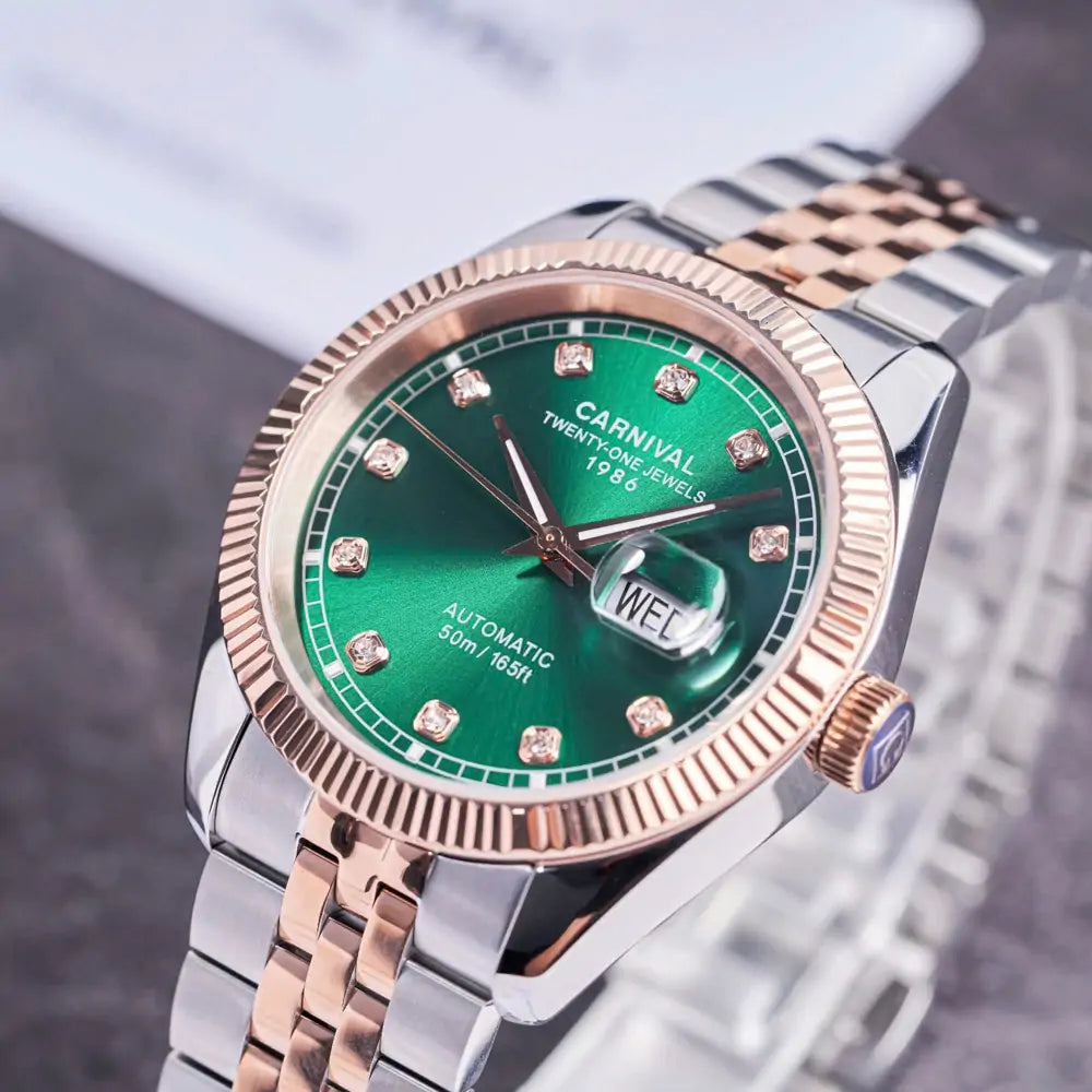 Carnival 8131G Demi Rosegold Xanh Lá ( 8131G-CH-XL)