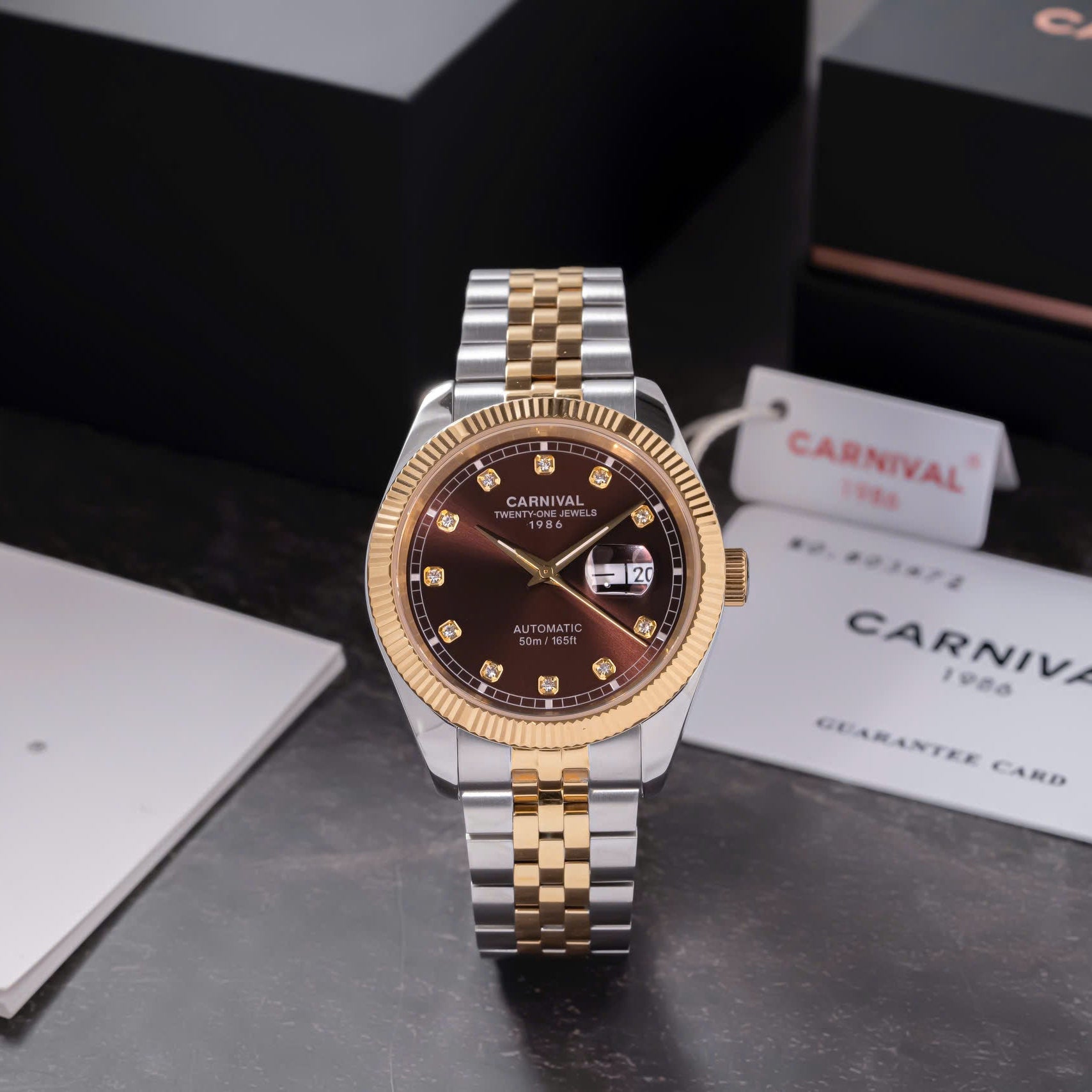 Carnival 8131G Demi Gold Nâu Choco ( 8131G-CV-N)