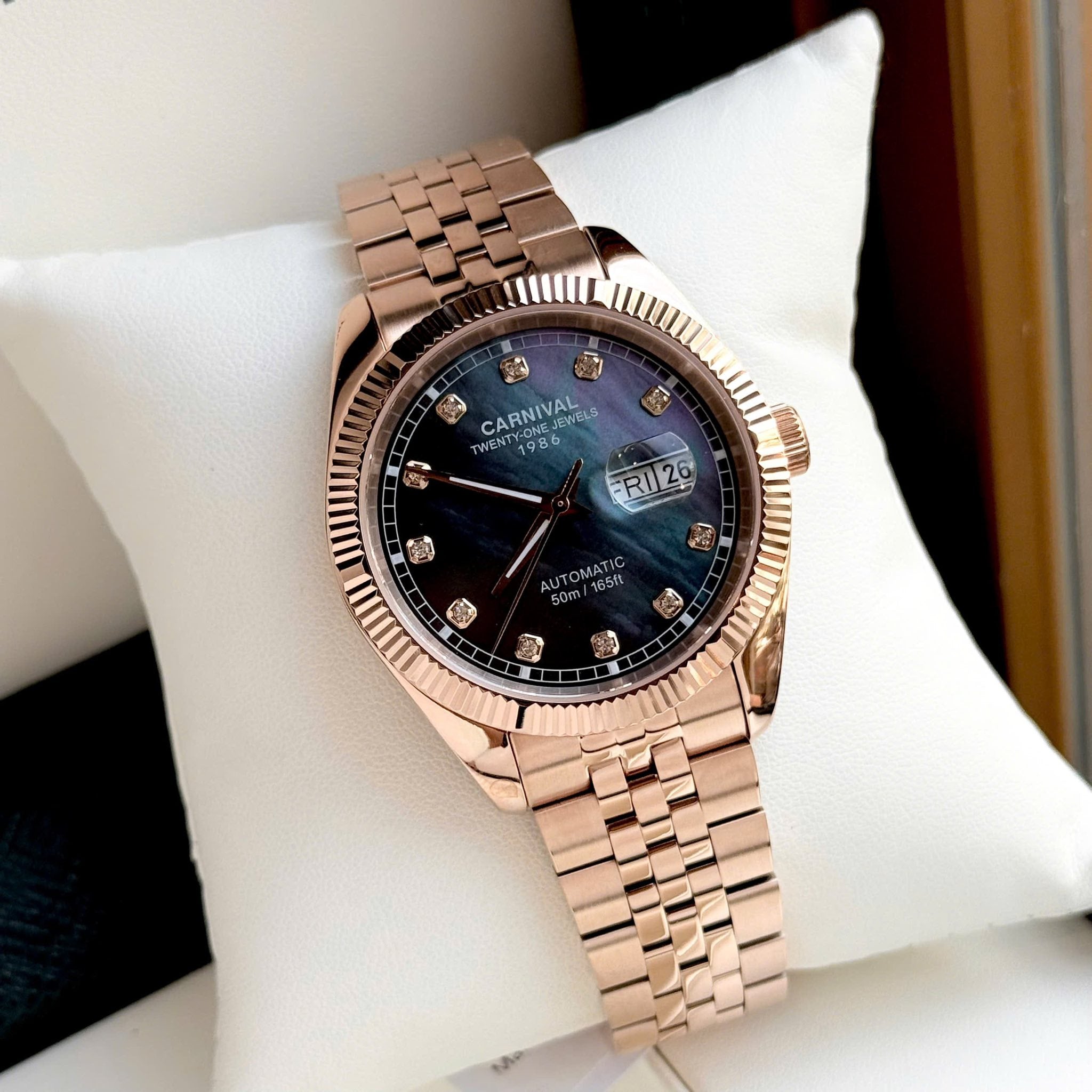 Carnival 8131G Rosegold Xà Cừ Tím ( 8131G-VH-DK)