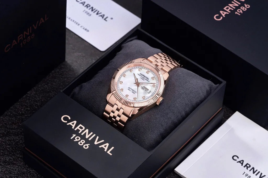 Carnival 8131G Rosegold Xà Cừ Trắng ( 8131G-VH-TK)