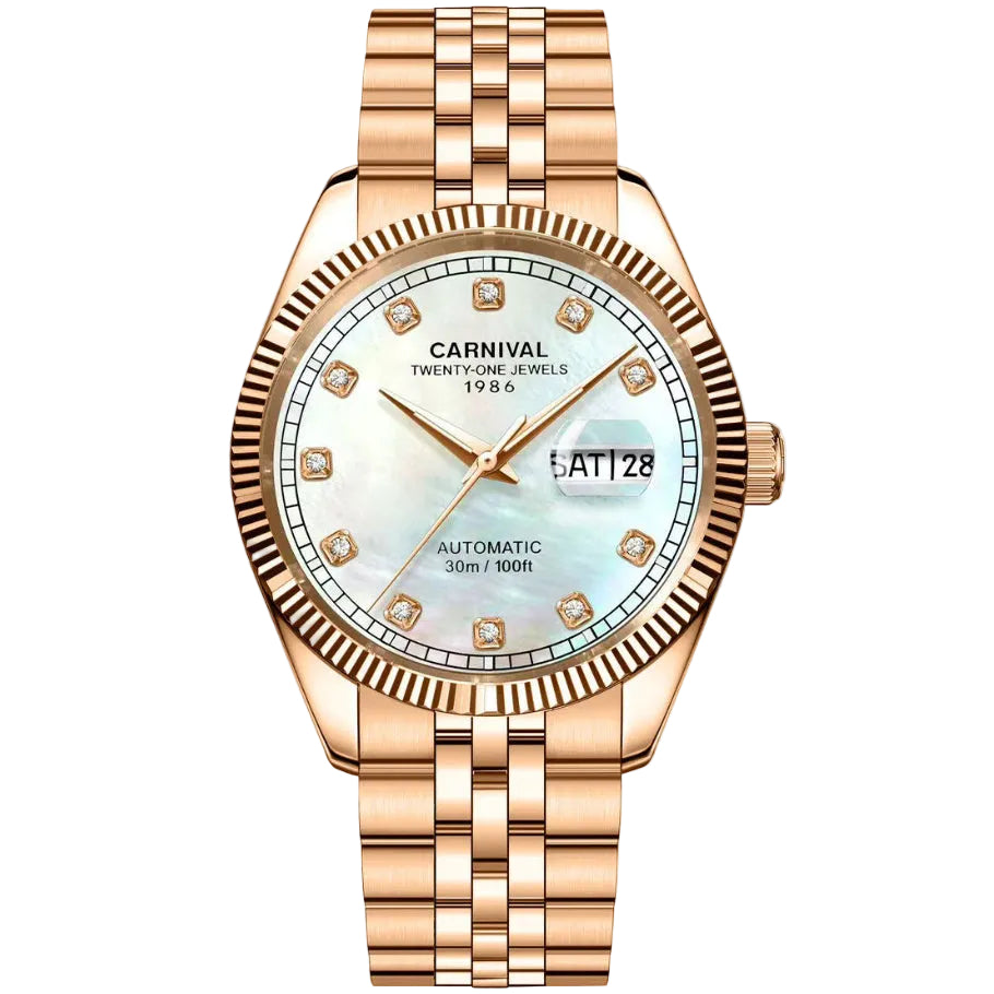 Carnival 8131G Rosegold Xà Cừ Trắng ( 8131G-VH-TK)