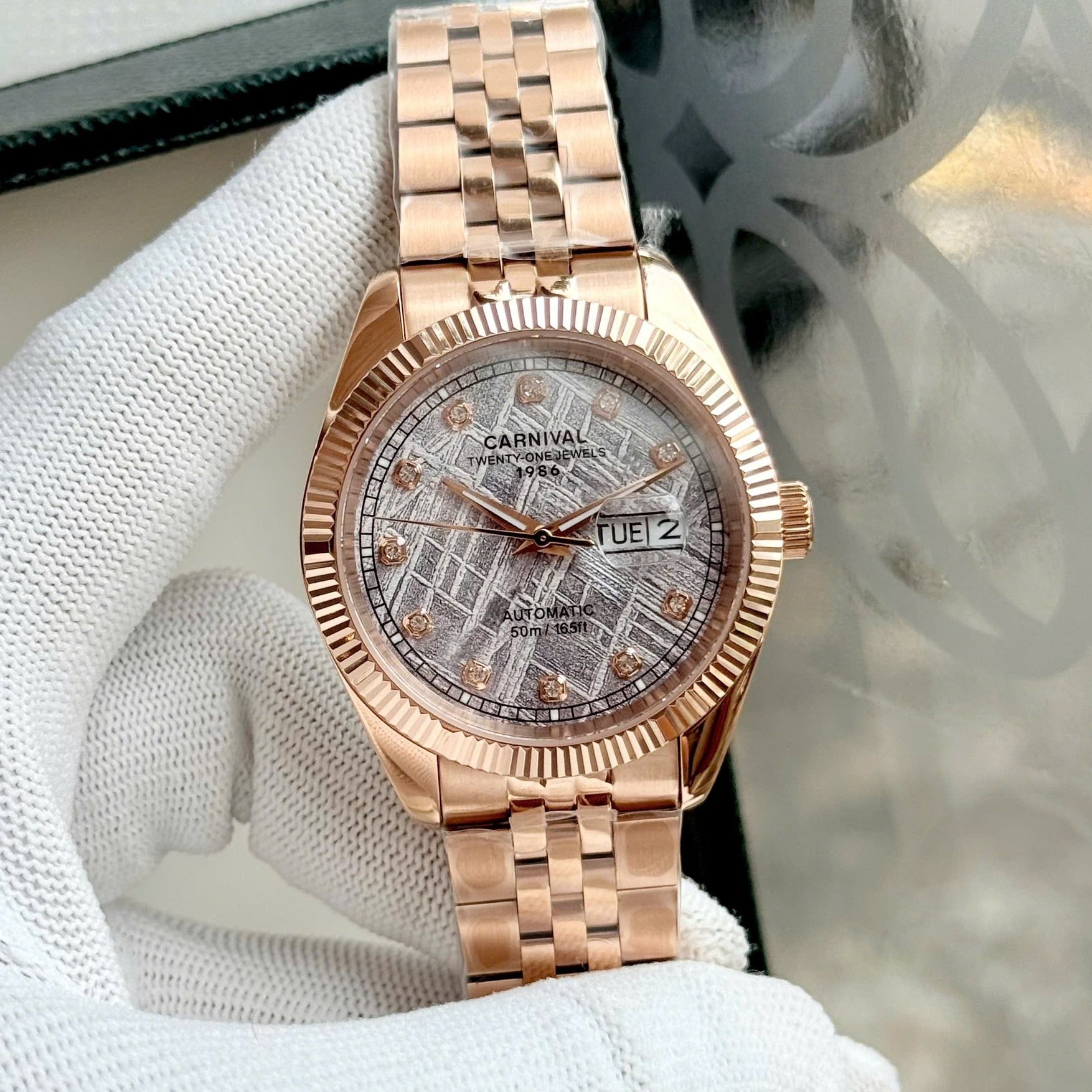 Carnival 8131G Rosegold Thiên Thạch ( 8131G-VH-TT)