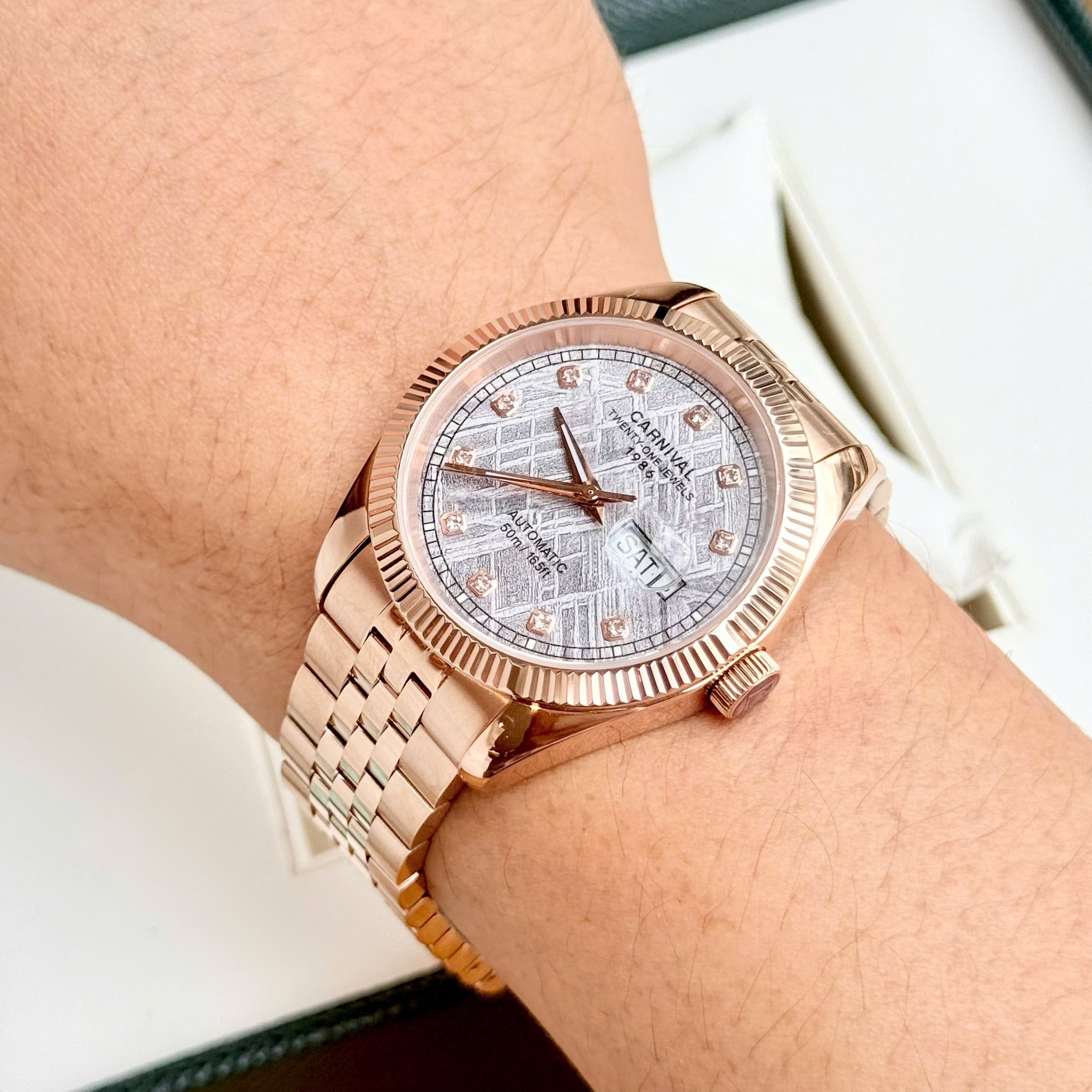 Carnival 8131G Rosegold Thiên Thạch ( 8131G-VH-TT)