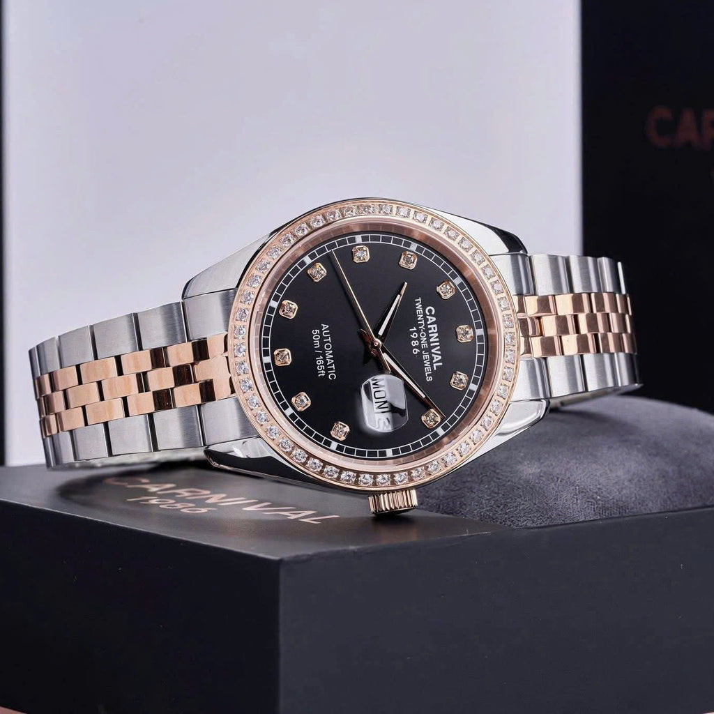 Carnival 8131G2 Demi Rosegold Đen ( 8131G2-CH-D)
