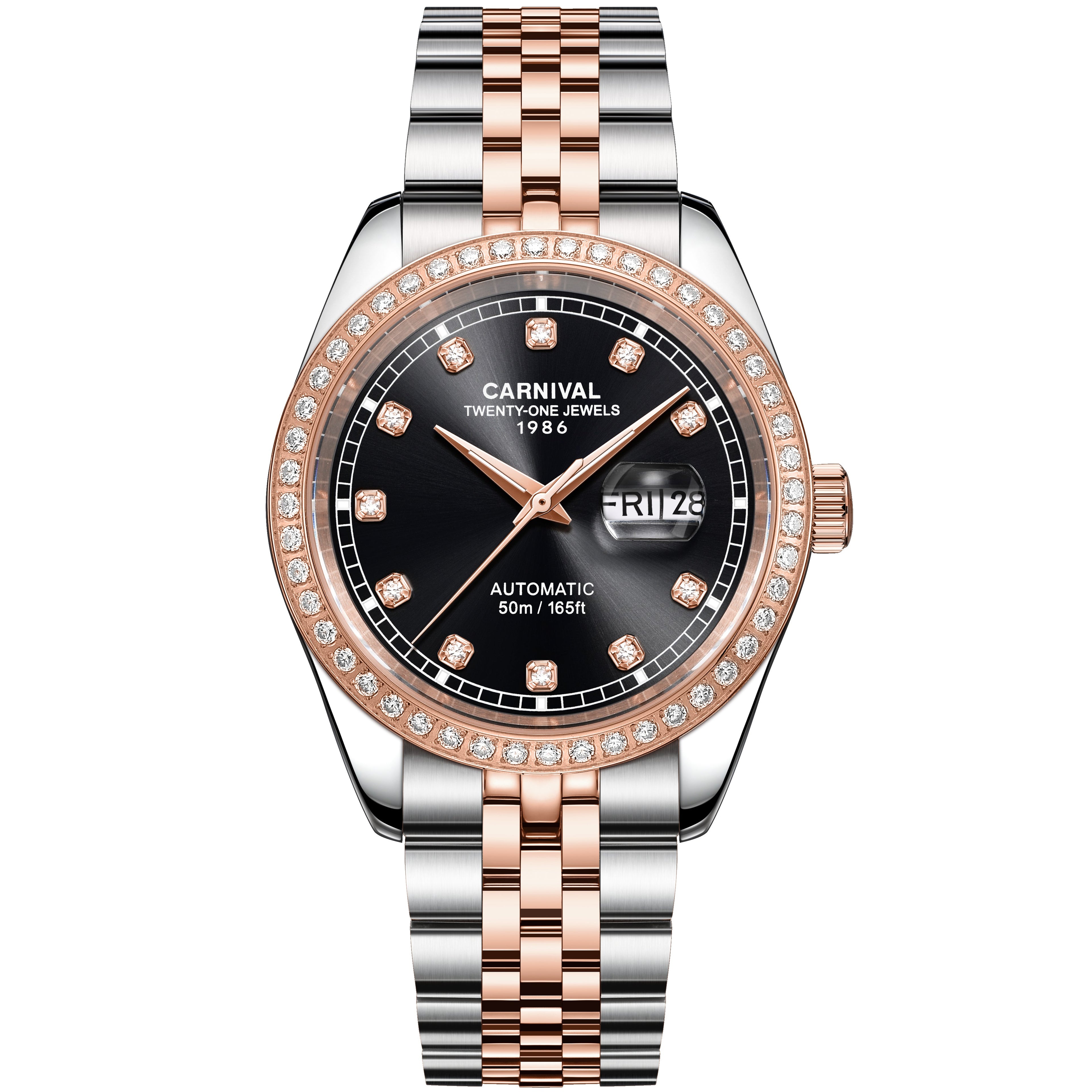 Carnival 8131G2 Demi Rosegold Đen ( 8131G2-CH-D)