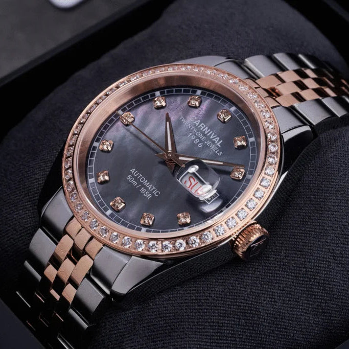 Carnival 8131G2 Demi Rosegold Xà Cừ Tím ( 8131G2-CH-DK)