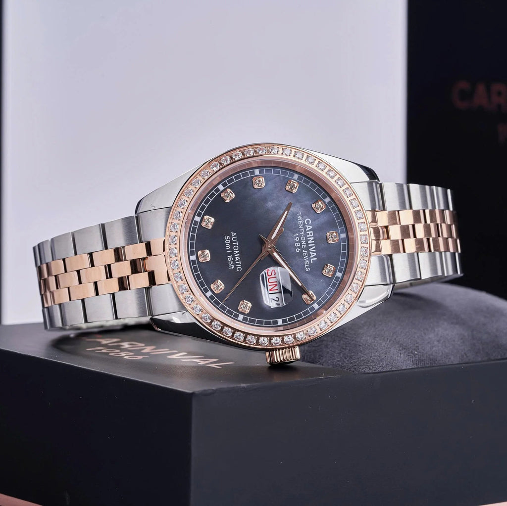 Carnival 8131G2 Demi Rosegold Xà Cừ Tím ( 8131G2-CH-DK)