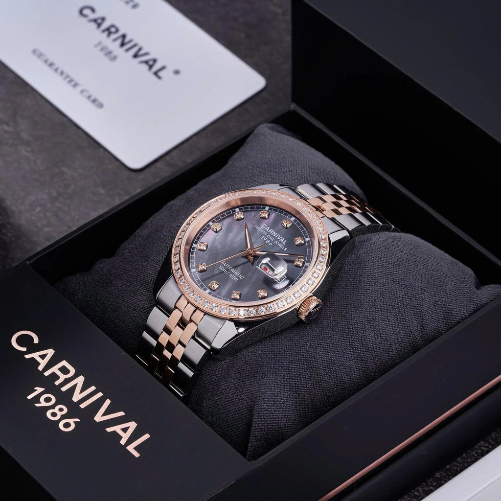 Carnival 8131G2 Demi Rosegold Xà Cừ Tím ( 8131G2-CH-DK)