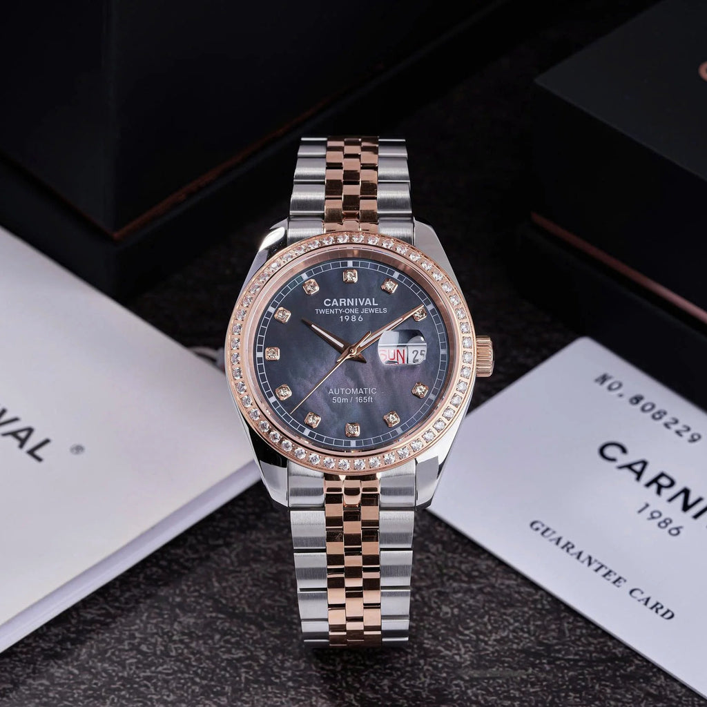 Carnival 8131G2 Demi Rosegold Xà Cừ Tím ( 8131G2-CH-DK)