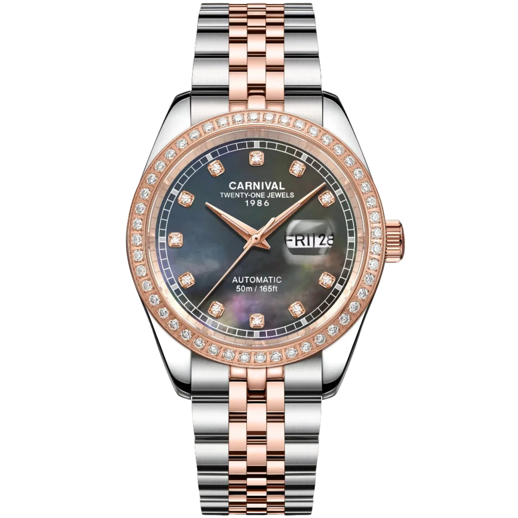 Carnival 8131G2 Demi Rosegold Xà Cừ Tím ( 8131G2-CH-DK)