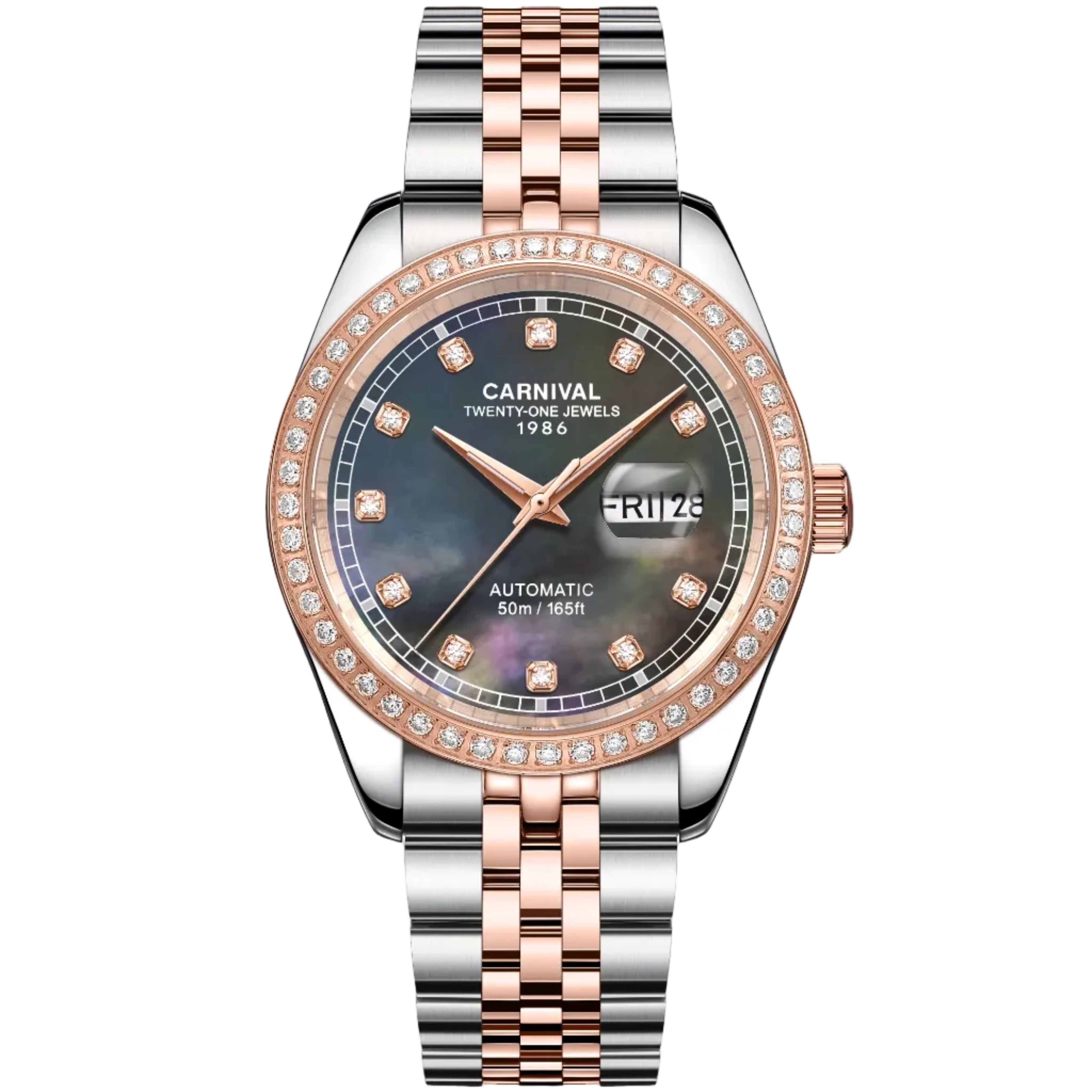 Carnival 8131G2 Demi Rosegold Xà Cừ Tím ( 8131G2-CH-DK)