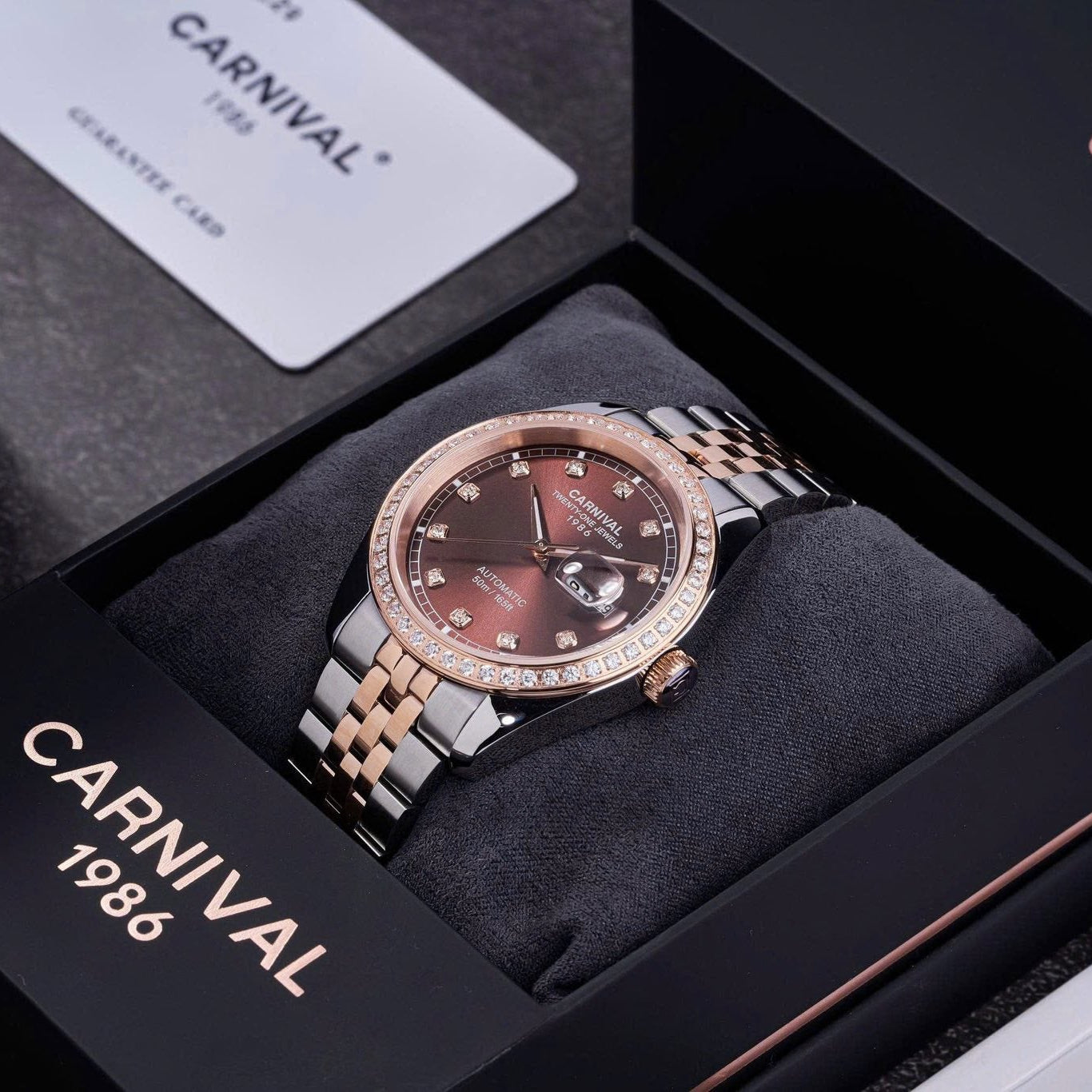 Carnival 8131G2 Demi Rosegold Nâu Choco ( 8131G2-CH-N)