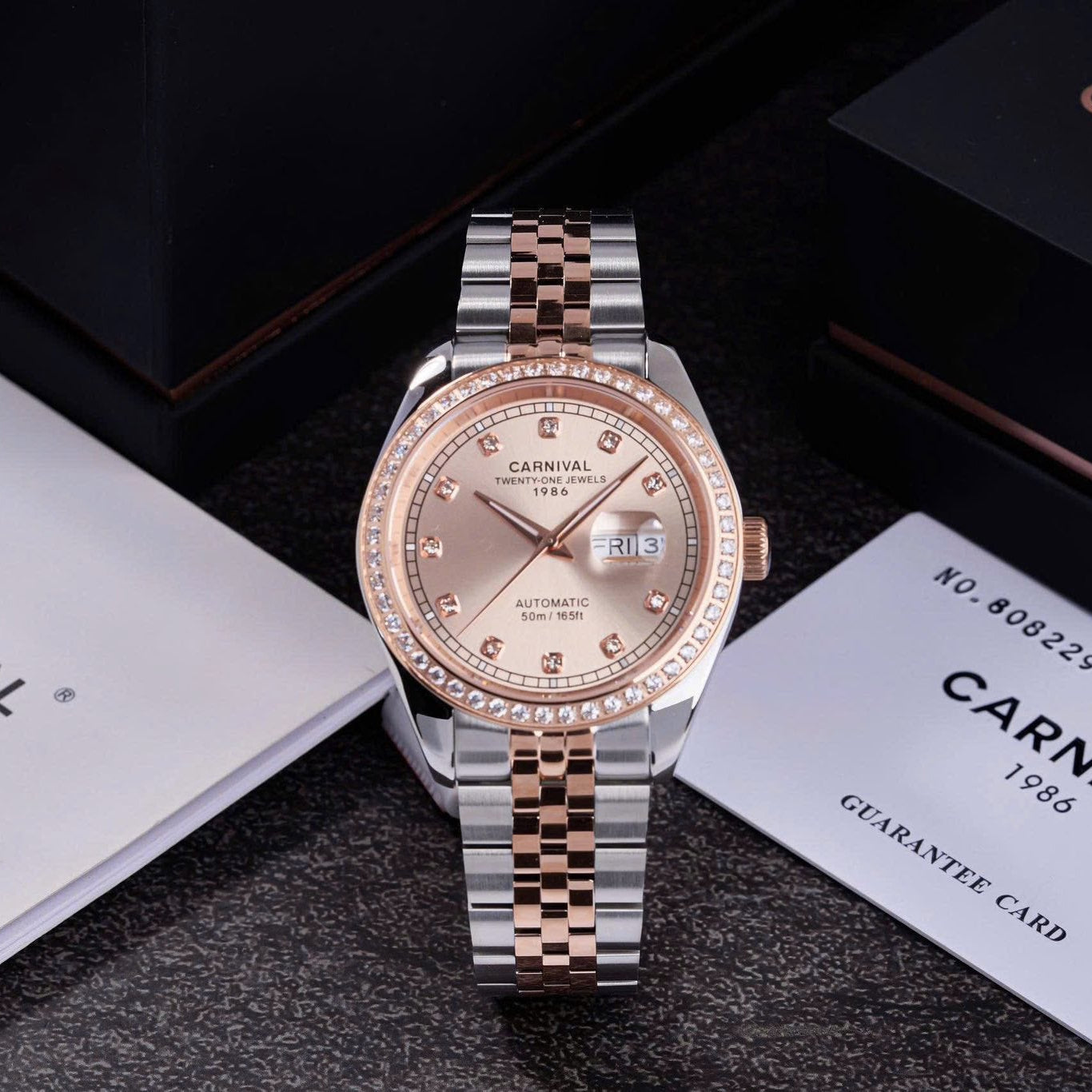 Carnival 8131G2 Demi Rosegold Sundust ( 8131G2-CH-NN)