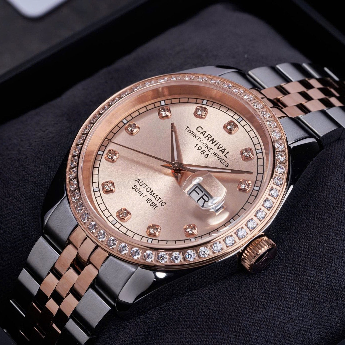Carnival 8131G2 Demi Rosegold Sundust ( 8131G2-CH-NN)
