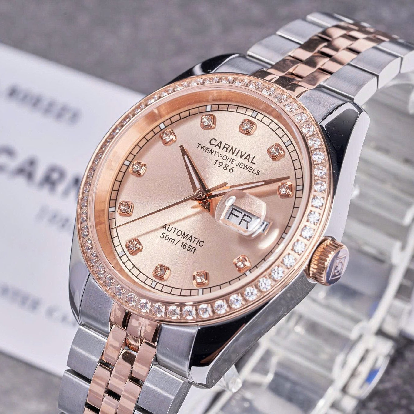 Carnival 8131G2 Demi Rosegold Sundust ( 8131G2-CH-NN)