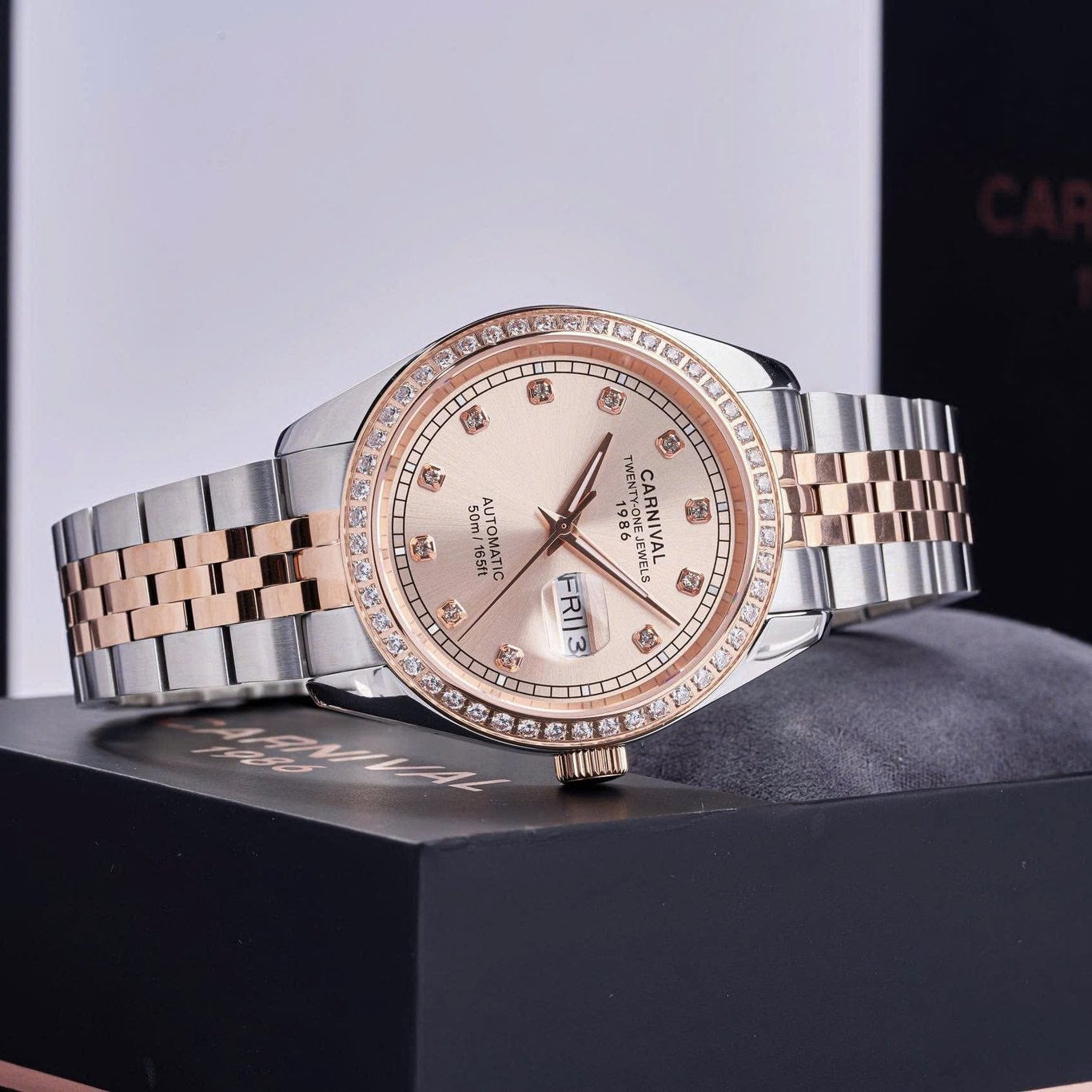 Carnival 8131G2 Demi Rosegold Sundust ( 8131G2-CH-NN)