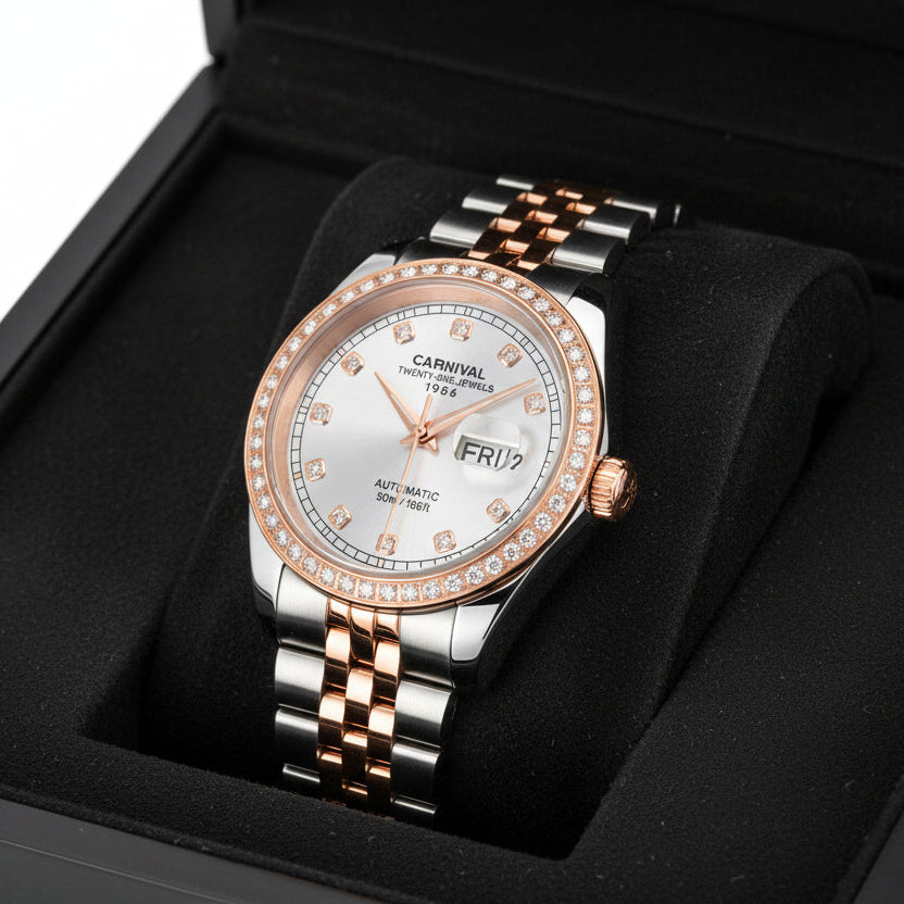 Carnival 8131G2 Demi Rosegold Trắng ( 8131G2-CH-T)