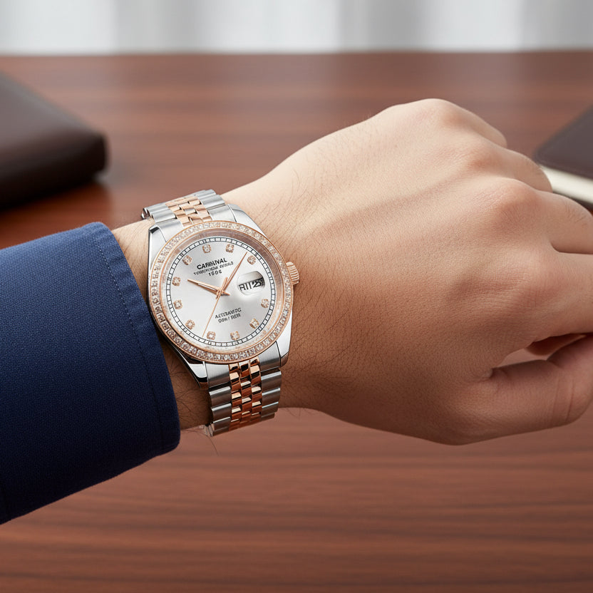 Carnival 8131G2 Demi Rosegold Trắng ( 8131G2-CH-T)