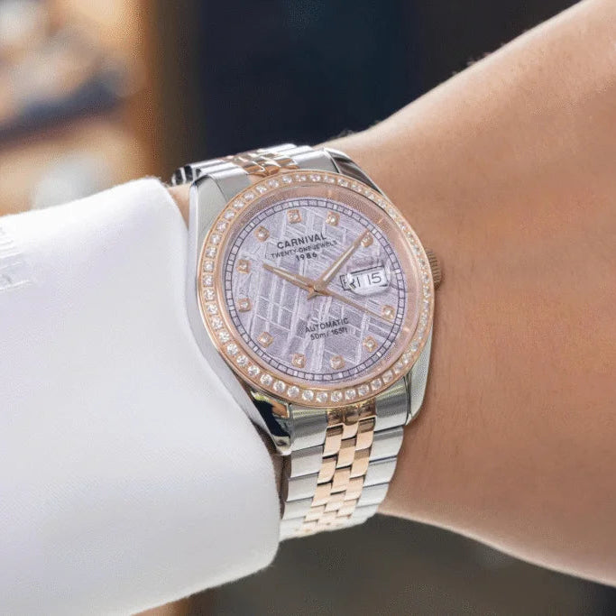 Carnival 8131G2 Demi Rosegold Thiên Thạch ( 8131G2-CH-TT)