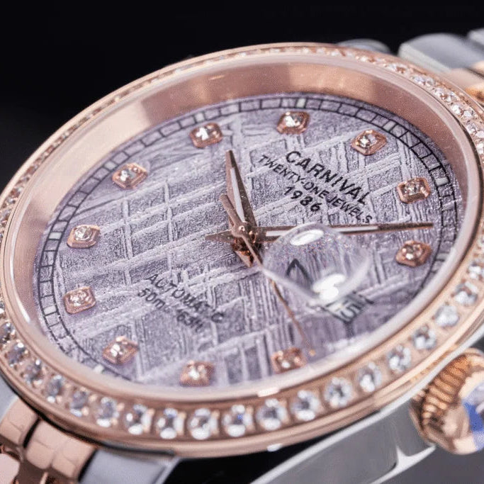 Carnival 8131G2 Demi Rosegold Thiên Thạch ( 8131G2-CH-TT)