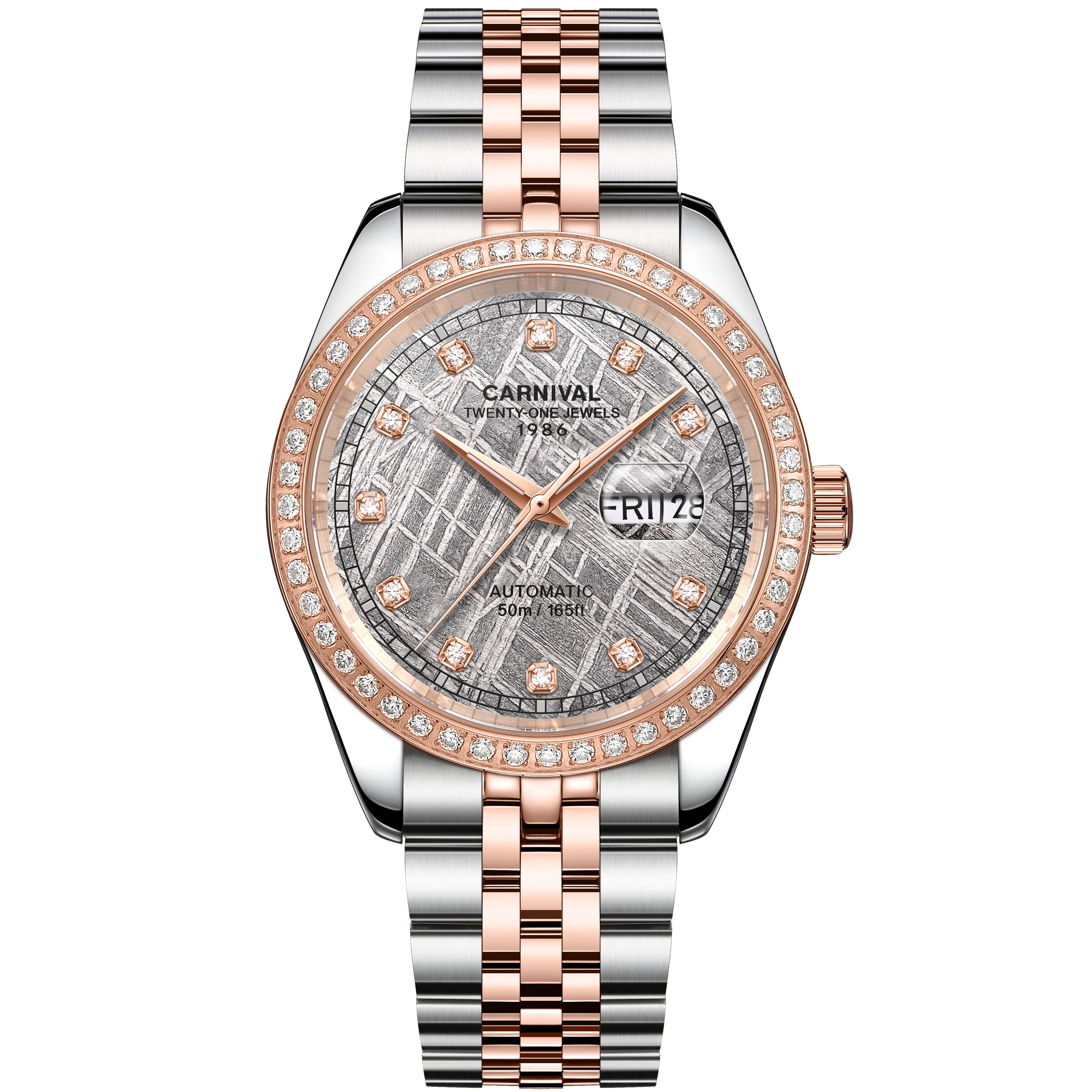 Carnival 8131G2 Demi Rosegold Thiên Thạch ( 8131G2-CH-TT)