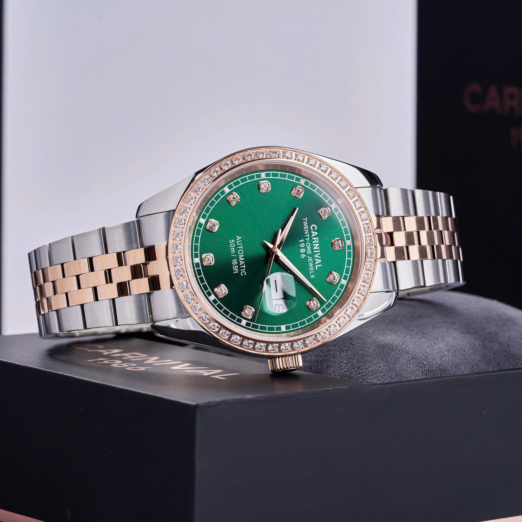 Carnival 8131G2 Demi Rosegold Xanh Lá ( 8131G2-CH-XL)