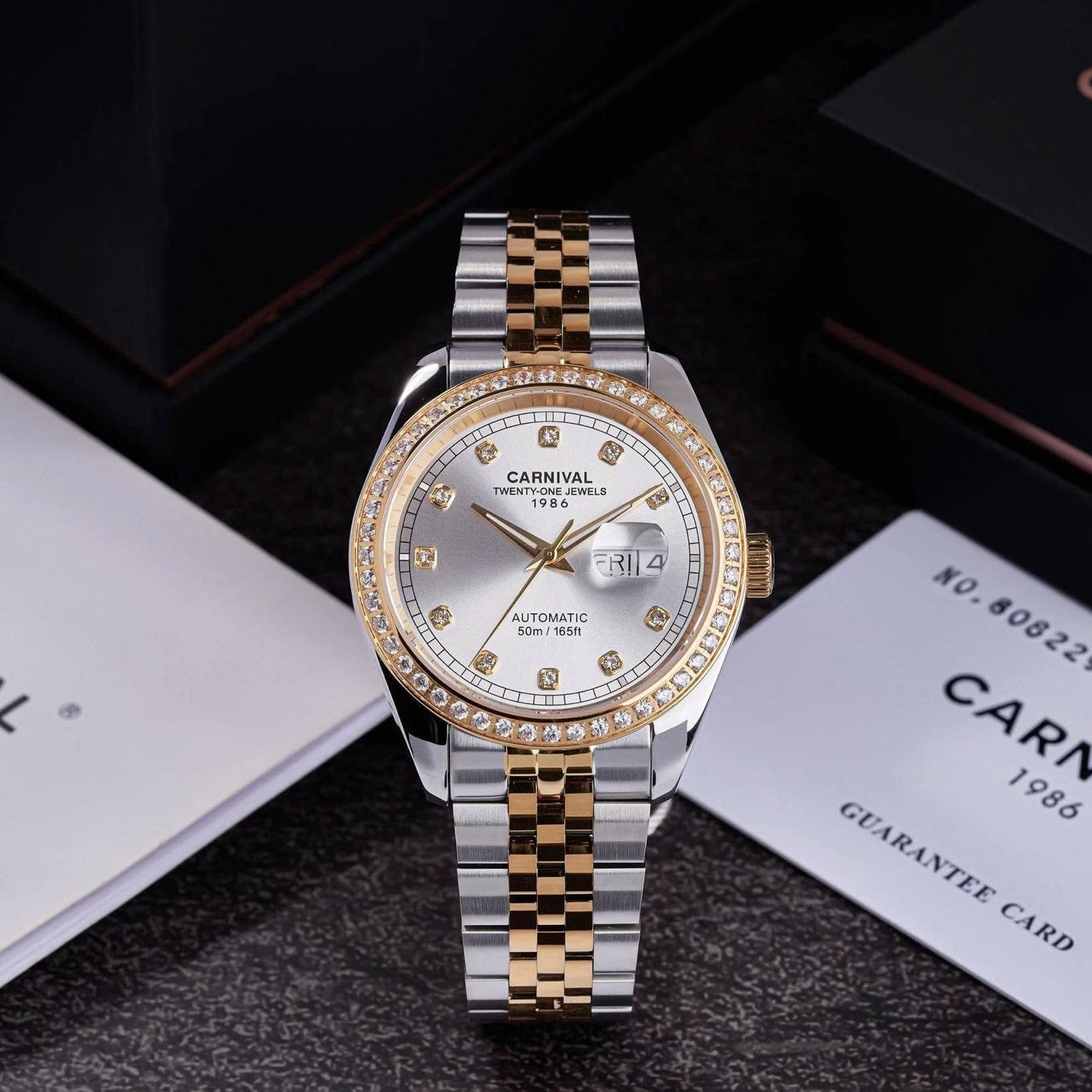 Carnival 8131G2 Demi Gold Trắng ( 8131G2-CV-T)