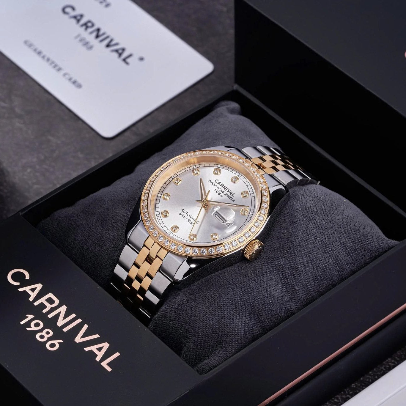 Carnival 8131G2 Demi Gold Trắng ( 8131G2-CV-T)
