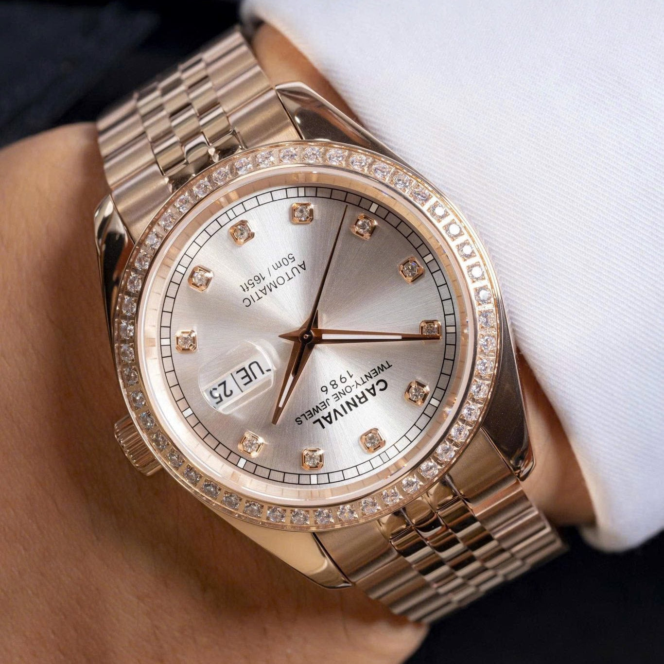 Carnival 8131G2 Rosegold Trắng ( 8131G2-VH-T)