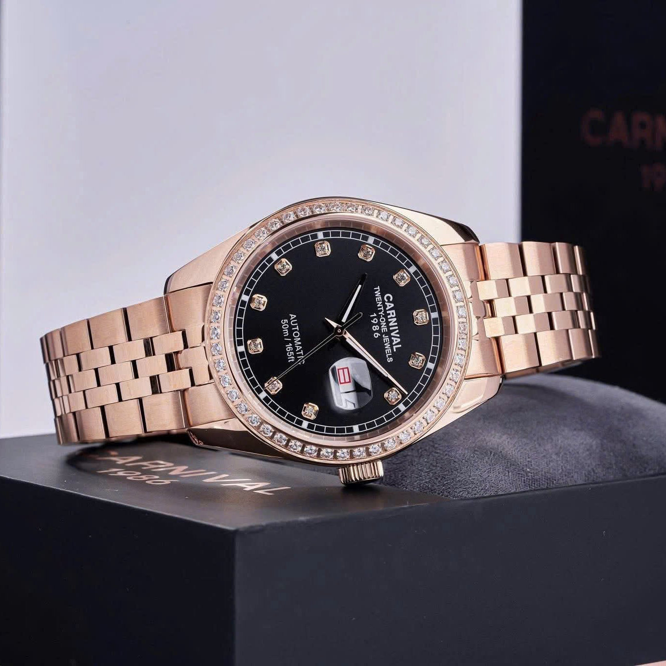Carnival 8131G2 Rosegold Đen ( 8131G2-VH-D)