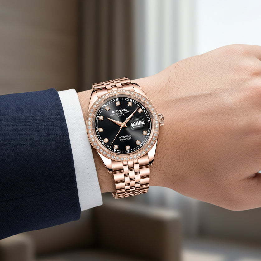 Carnival 8131G2 Rosegold Đen ( 8131G2-VH-D)