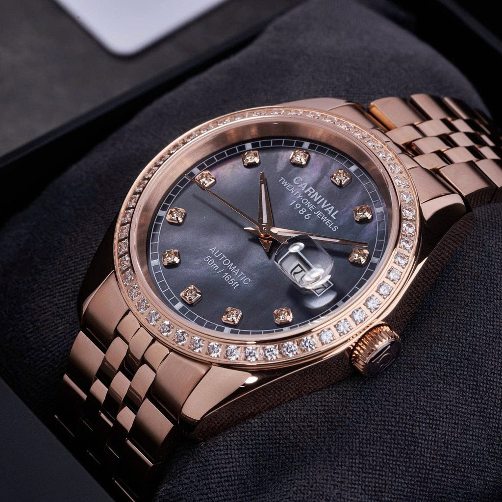 Carnival 8131G2 Rosegold Xà Cừ Tím ( 8131G2-VH-DK)
