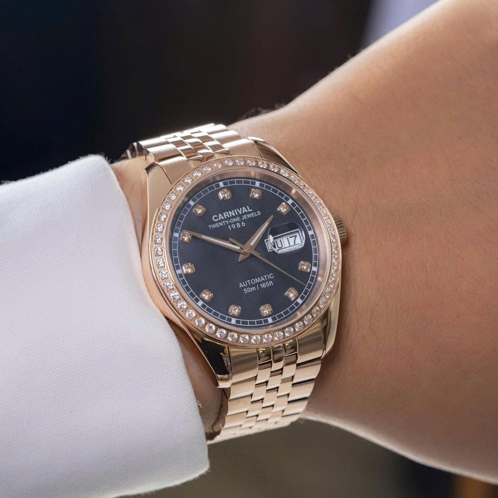 Carnival 8131G2 Rosegold Xà Cừ Tím ( 8131G2-VH-DK)