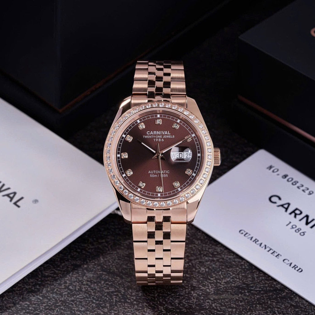 Carnival 8131G2 Rosegold Nâu Choco ( 8131G2-VH-N)