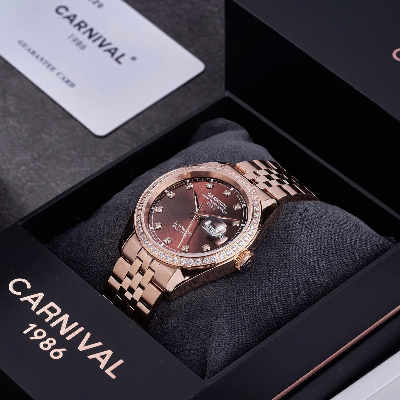 Carnival 8131G2 Rosegold Nâu Choco ( 8131G2-VH-N)
