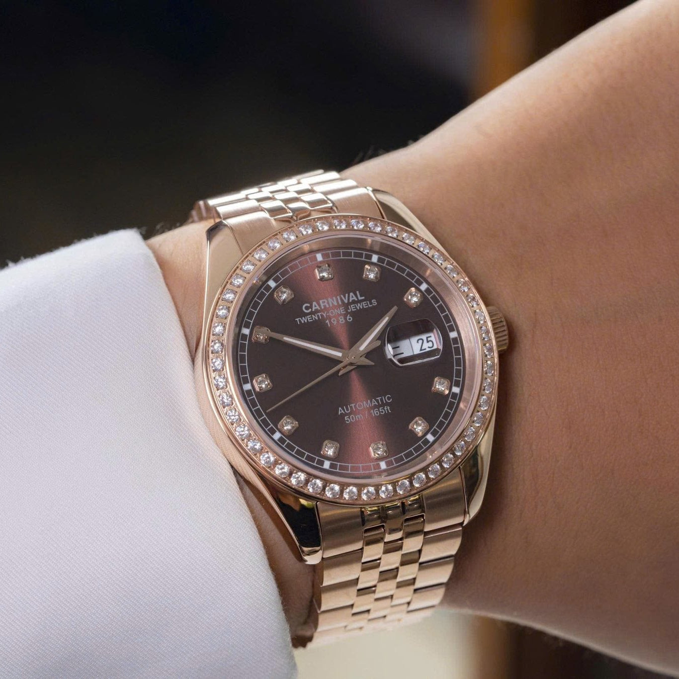 Carnival 8131G2 Rosegold Nâu Choco ( 8131G2-VH-N)