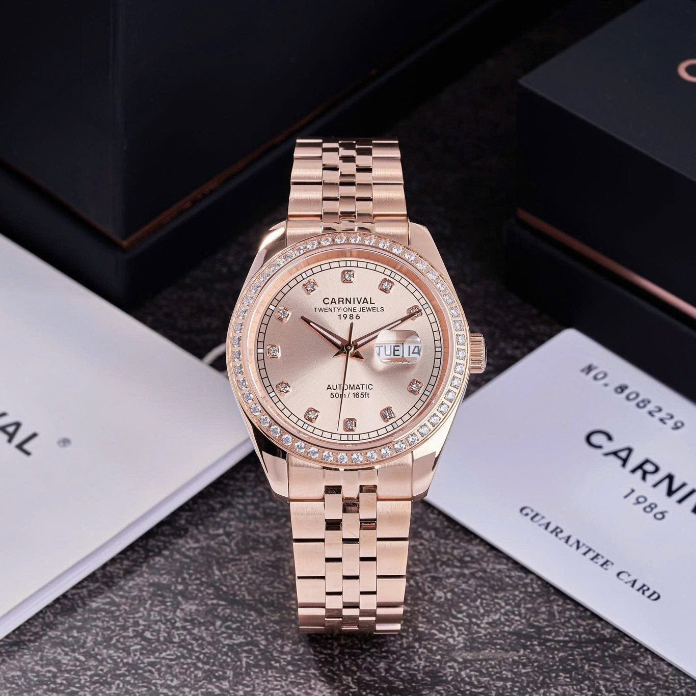 Carnival 8131G2 Rosegold Sundust ( 8131G2-VH-NN)