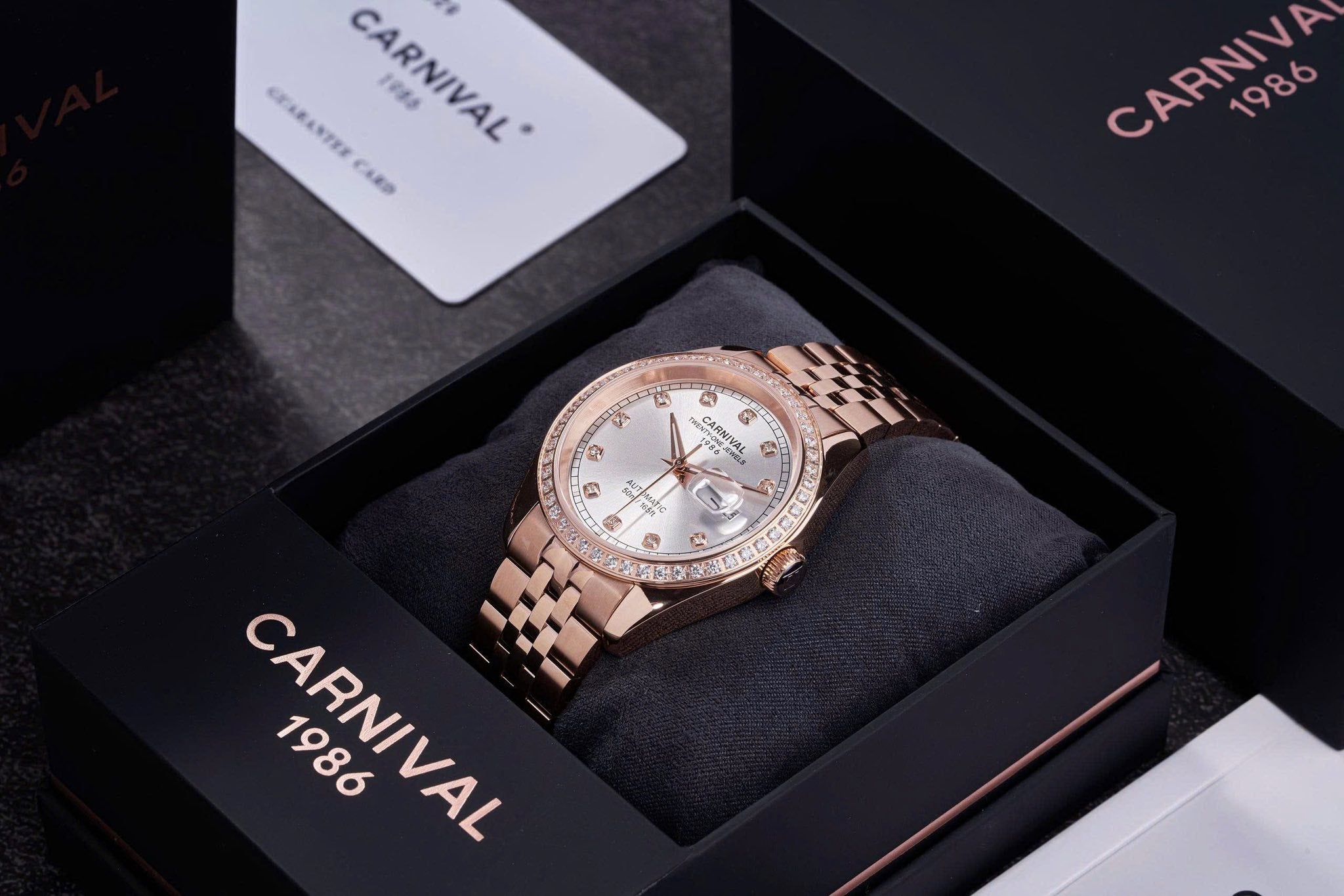 Carnival 8131G2 Rosegold Trắng ( 8131G2-VH-T)