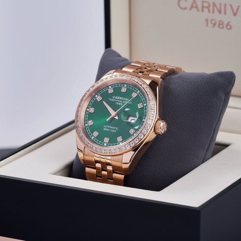 Carnival 8131G2 Rosegold Xanh Lá ( 8131G2-VH-XL)