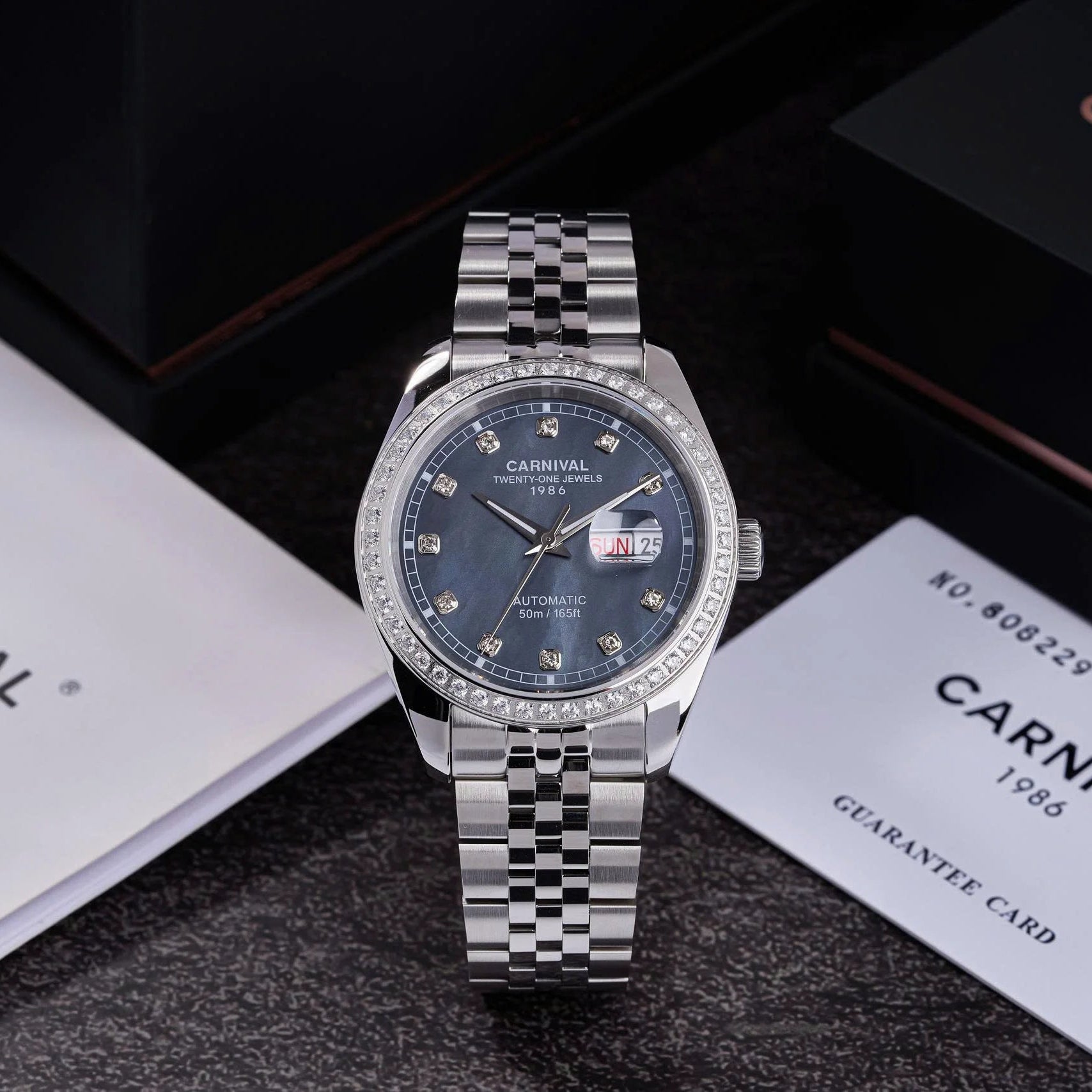 Carnival 8131G2 Bạc Xà Cừ Tím ( 8131G2-VT-DK)