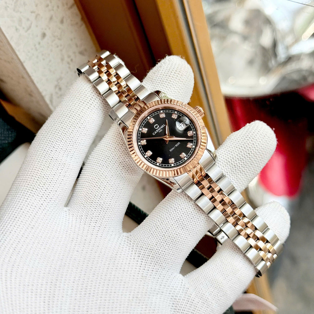 Carnival 8131L Demi Rosegold Đen ( 8131L-CH-D)