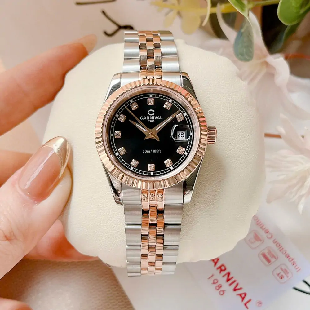 Carnival 8131L Demi Rosegold Đen ( 8131L-CH-D)