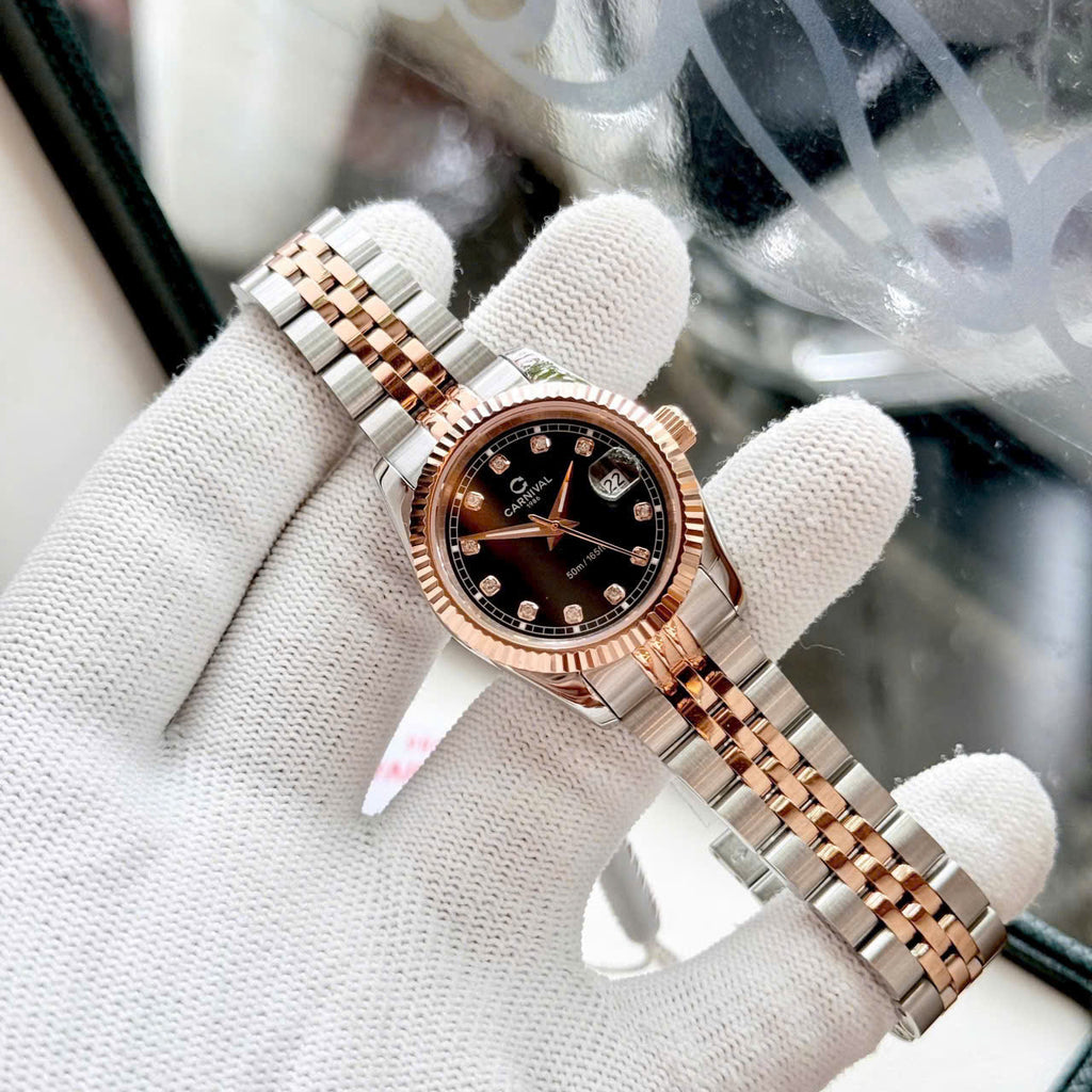 Carnival 8131L Demi Rosegold Đen ( 8131L-CH-D)
