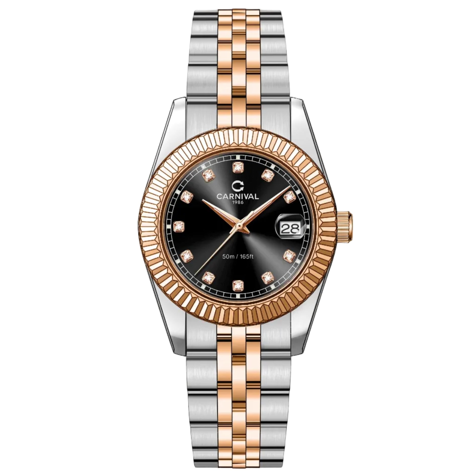 Carnival 8131L Demi Rosegold Đen ( 8131L-CH-D)