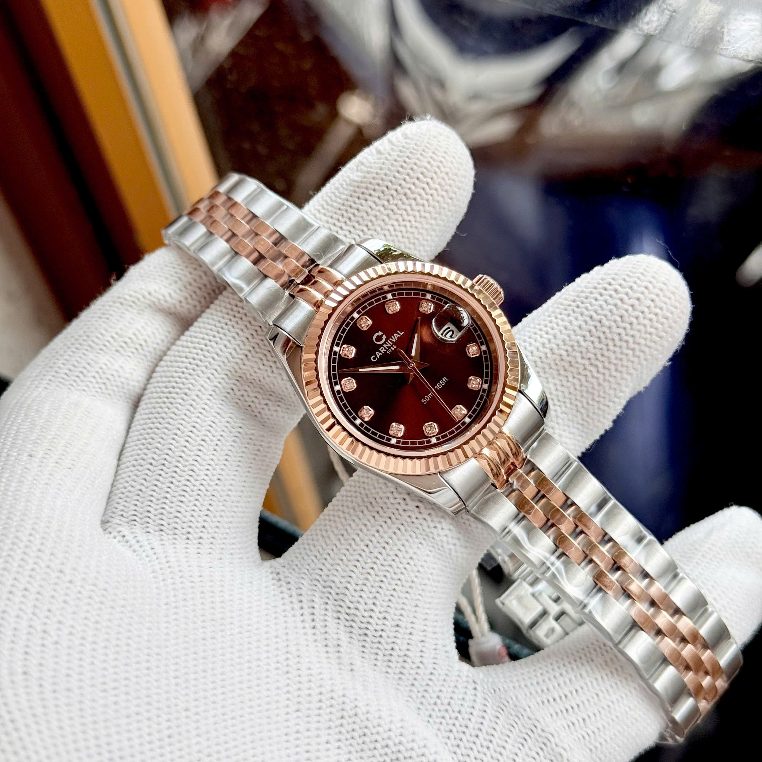 Carnival 8131L Demi Rosegold Nâu ( 8131L-CH-N)