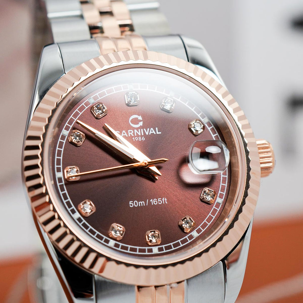 Carnival 8131L Demi Rosegold Nâu ( 8131L-CH-N)