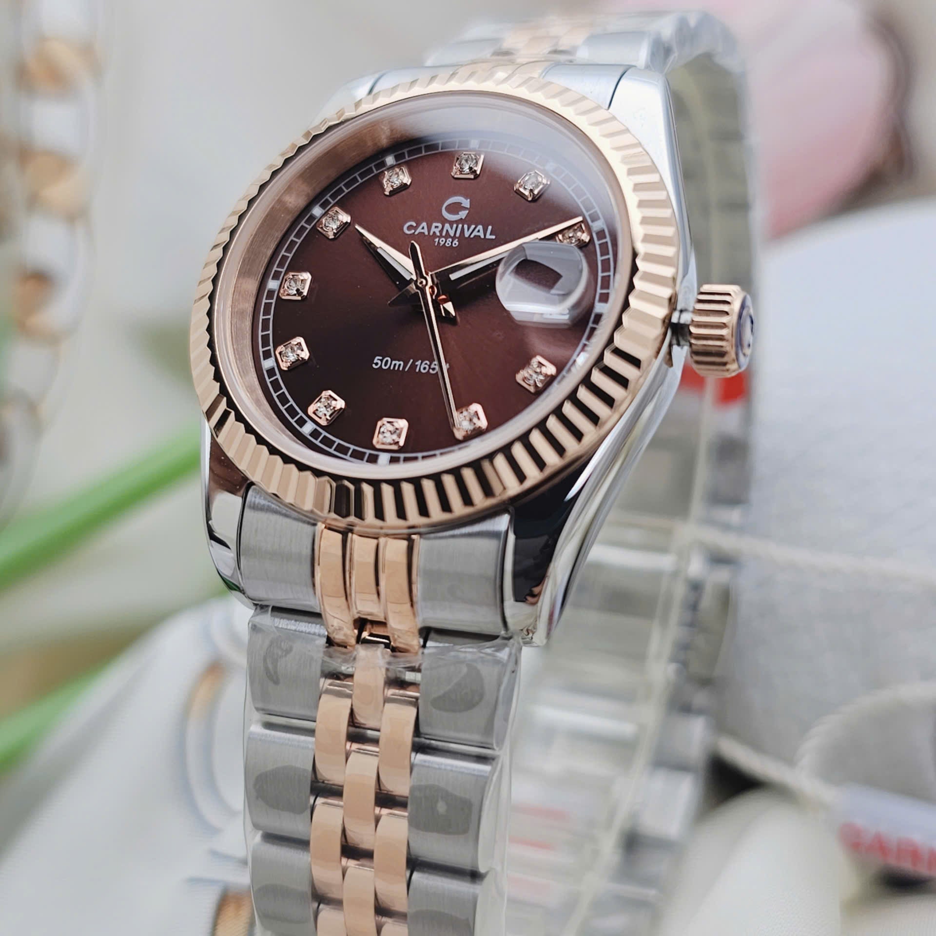 Carnival 8131L Demi Rosegold Nâu ( 8131L-CH-N)