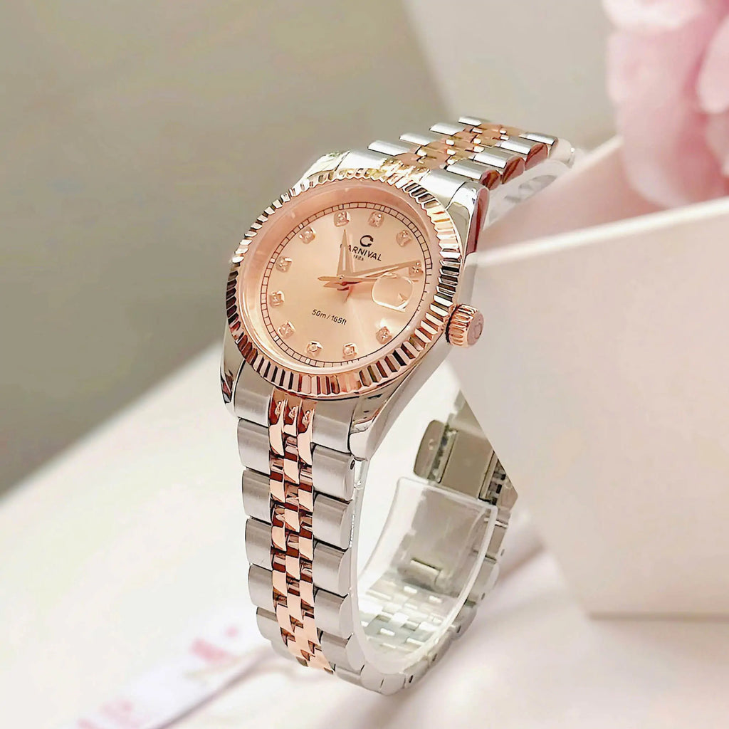 Carnival 8131L Demi Rosegold Sundust ( 8131L-CH-NN)